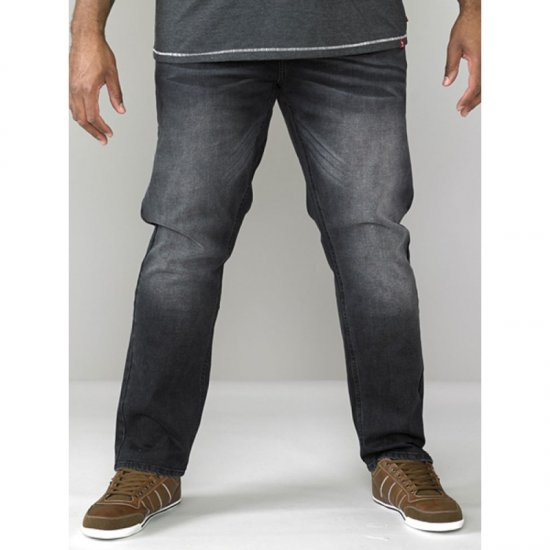 D555 Benson Tapered Fit Stretch Jeans Stonewash TALL SIZES - VÊTEMENTS HOMME MT-6XLT - Vêtements Tall Homme