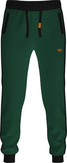 Motley Denim Bremen Sweatpants Racing Green/Black - Pantalons/shorts de survêtement - Survêtement/jogging grandes tailles