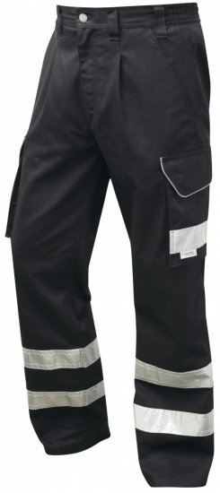 Leo Ilfracombe Cargo Pants Black - Vêtements de travail - Vêtements de travail grandes tailles