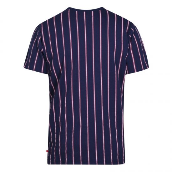 D555 Davis T-shirt Navy - T-shirts - T-shirts Homme Grande Taille
