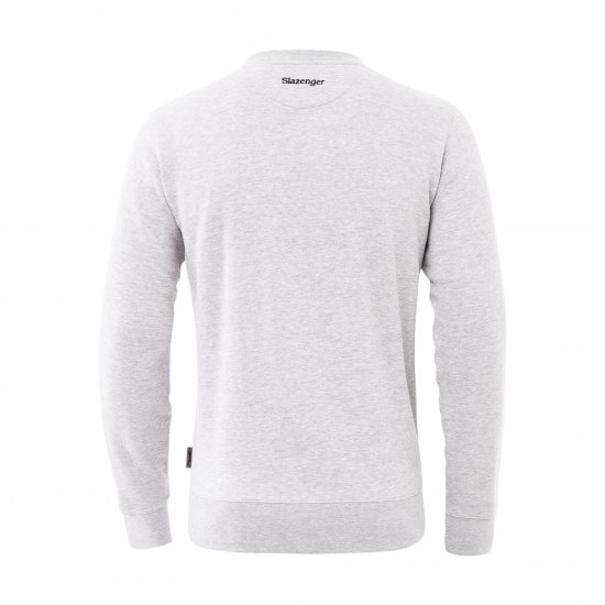 Slazenger Dean Sweatshirt Grey - Sweatshirts & hoodies - Sweatshirts/Hoodies grande taille homme