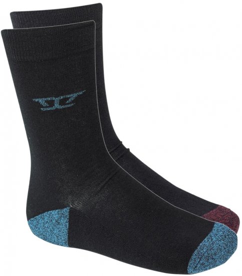 D555 Eden Cotton Rich Cushioned Sole Socks 2-Pack - Sous-vêtements & bain - Sous-vêtements Grande Taille