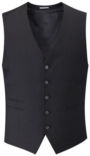 Skopes Madrid Waistcoat Black - Costumes - Costumes grandes tailles 