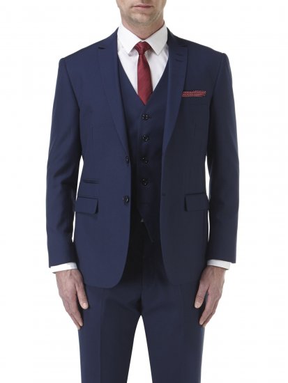Skopes Kennedy Suit jacket Royal Blue - Costumes - Costumes grandes tailles 