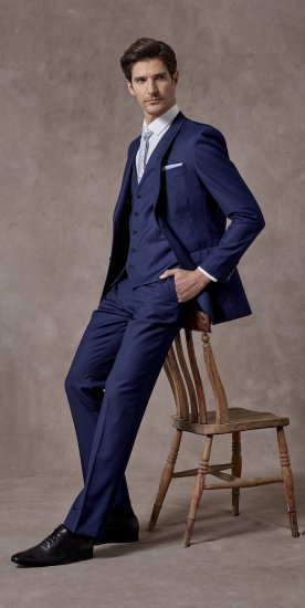 Skopes Kennedy Suit pants Royal Blue - Jeans et pantalons - Jeans et Pantalons grande taille 