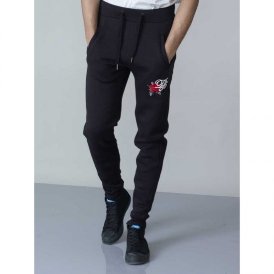 D555 Matt Fashion Sweatpants Black - Pantalons/shorts de survêtement - Survêtement/jogging grandes tailles