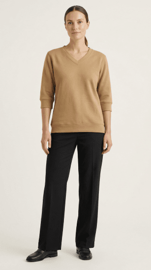 Nora Mikken GELINA Sweater Camel - VÊTEMENTS FEMME XS-XXL - 
