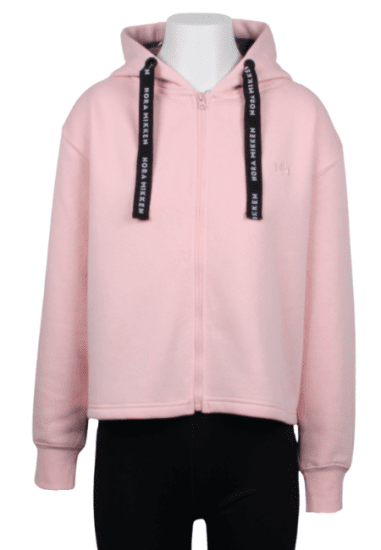 Nora Mikken GERTRUD Cropped Hoodie Pink - Sweatshirts & Hoodies - 