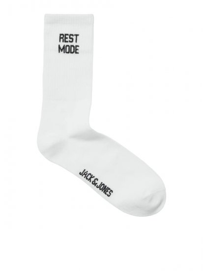 Jack & Jones Power Statements Chaussettes de tennis Blanc lot de 3 - Sous-vêtements & bain - Sous-vêtements Grande Taille