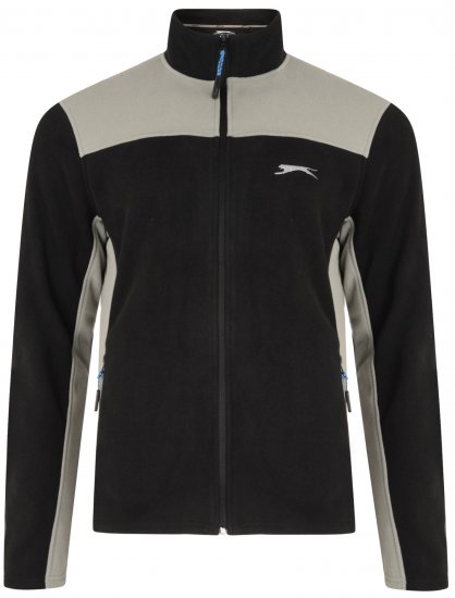 Slazenger Haines Microfleece Black - Sweatshirts & hoodies - Sweatshirts/Hoodies grande taille homme