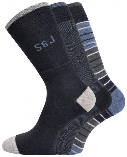 Smith & Jones Hessa 3-pack Socks (46-49) - Sous-vêtements & bain - Sous-vêtements Grande Taille