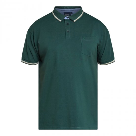 North Latitude Superflex Polo Vert/Kaki - Polos - Polos homme grande taille