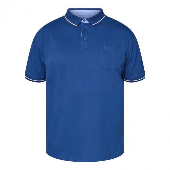 North Latitude Superflex Polo Bleu - TALL polos - Polos coupe TALL pour hommes grands
