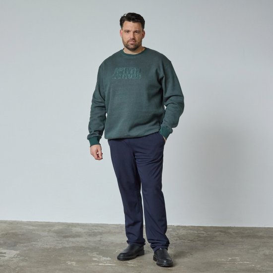 North Latitude Crewneck Logo Sweat Vert/Kaki - TALL sweatshirts - Sweatshirts TALL pour hommes grands