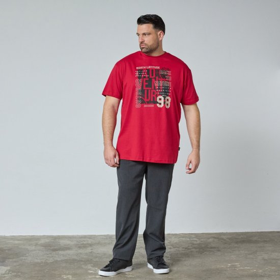 North Latitude Adventure 98 Graphic Tee Jaune/Orange - TALL T-shirts - T-Shirts Longueur Extra pour Grands Hommes
