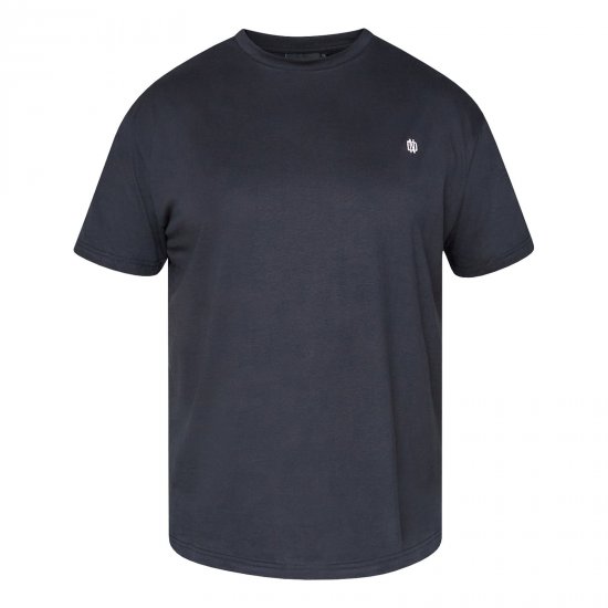 North Latitude T-Shirt With Back Print Noir - TALL T-shirts - T-Shirts Longueur Extra pour Grands Hommes