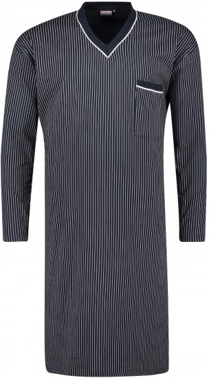Adamo Gustav Long Nightshirt Navy - Sous-vêtements & Bain - Sous-vêtements Grande Taille