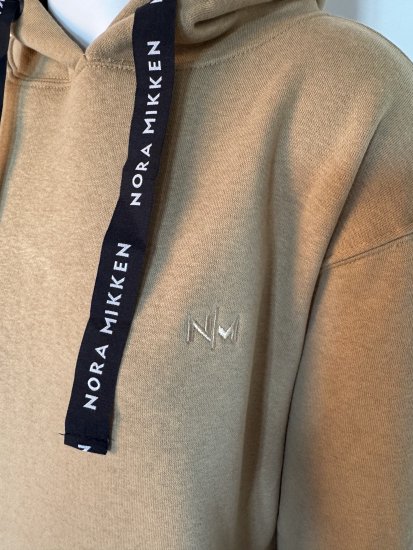 Nora Mikken KRISTINA Long Hoodie Camel - Sweatshirts & hoodies - 