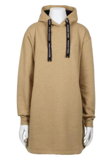 Nora Mikken KRISTINA Long Hoodie Camel - Sweatshirts & hoodies - 
