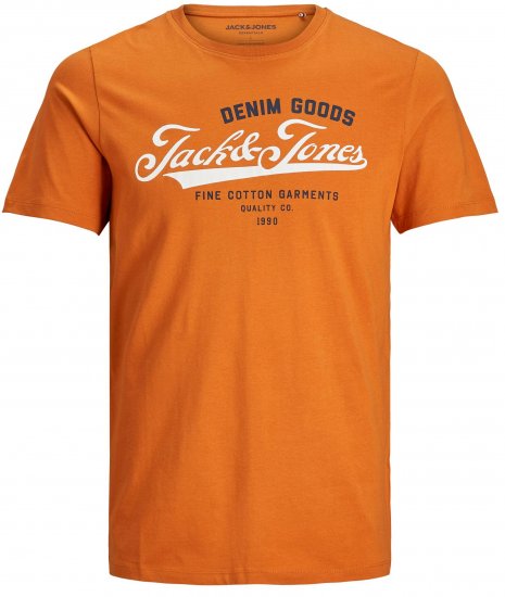Jack & Jones Elogo T-Shirt Hawaiian Sunset - T-shirts - T-shirts Homme Grande Taille