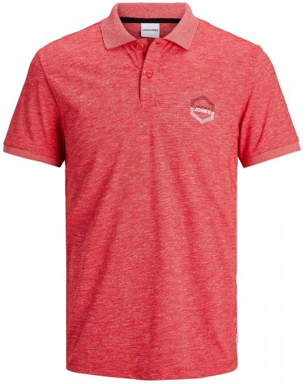 Jack & Jones Delight Polo Red - Polos - Polos homme grande taille