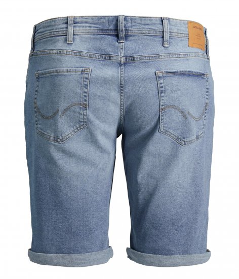 Jack & Jones Rick 5 Pocket Shorts Blue denim - Shorts - Shorts hommes grande taille