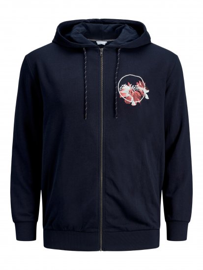 Jack & Jones Califlomax Sweat Hood Navy blazer - Sweatshirts & hoodies - Sweatshirts/Hoodies grande taille homme
