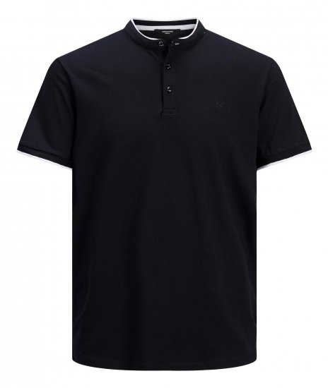 Jack & Jones Blastretch Polo S/S Navy - T-shirts - T-shirts Homme Grande Taille