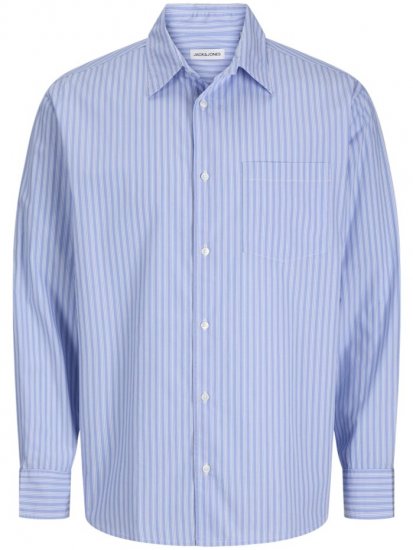 Jack & Jones Cody Poplin Long Sleeve Shirt Windsurfer - Chemises - Chemises Grandes Tailles Hommes