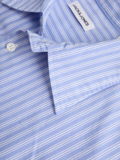 Jack & Jones Cody Poplin Long Sleeve Shirt Windsurfer - Chemises - Chemises Grandes Tailles Hommes