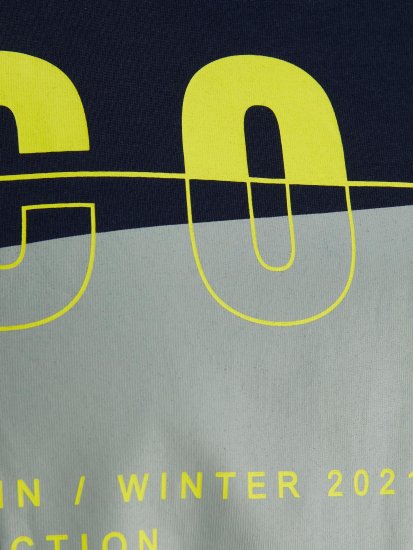 Jack & Jones JCOBOOSTER TEE Navy - T-shirts - T-shirts Homme Grande Taille
