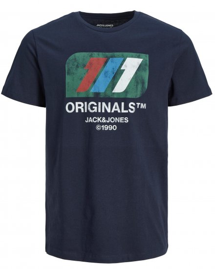 Jack & Jones JORNATE T-shirt Navy - T-shirts - T-shirts Homme Grande Taille