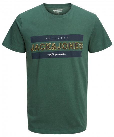 Jack & Jones JORFRIDAY T-Shirt Green - T-shirts - T-shirts Homme Grande Taille