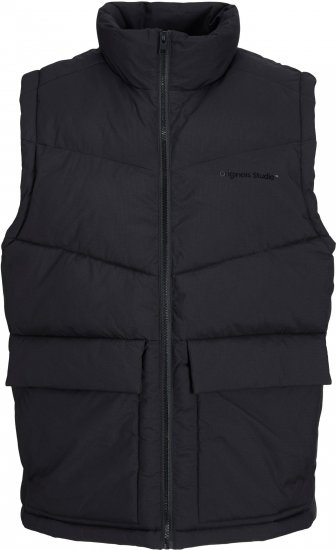 Jack & Jones JORVESTERBRO BODYWARMER Black - Vestes - Vestes homme grandes tailles