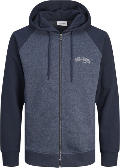 Jack & Jones Ricky Hoodie Navy Blazer - Sweatshirts & hoodies - Sweatshirts/Hoodies grande taille homme