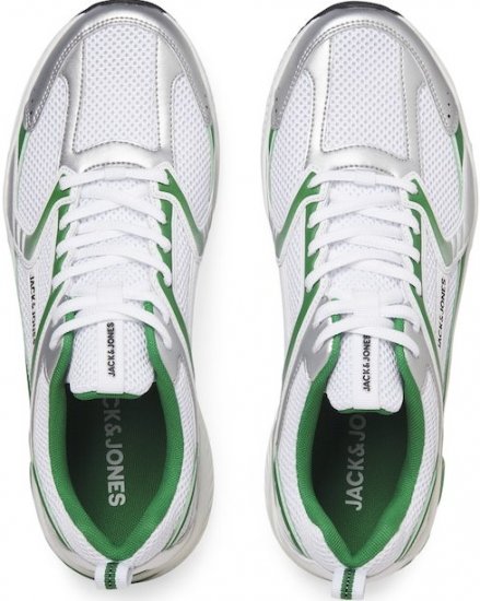 Jack & Jones Tokyo Sneakers Bright White/Green - Chaussures homme 40-52 - 