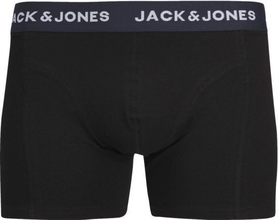 Jack & Jones JACARON Trunks 3-Pack Black - Sous-vêtements & bain - Sous-vêtements Grande Taille