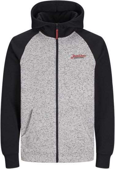 Jack & Jones Erik Hoodie Black - Sweatshirts & hoodies - Sweatshirts/Hoodies grande taille homme