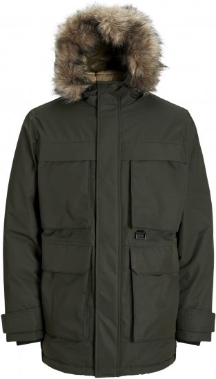 Jack & Jones STAR Parka Green - Vestes - Vestes homme grandes tailles