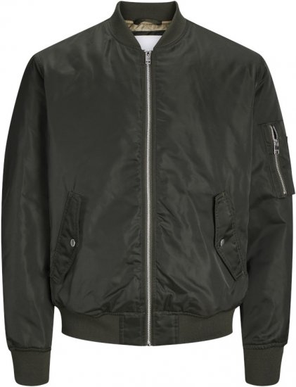 Jack & Jones OCEAN Bomber Jacket Black - Vestes - Vestes homme grandes tailles