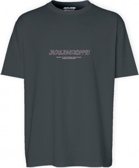 Jack & Jones JORBRONX T-Shirt Dark Turquoise Green - T-shirts - T-shirts Homme Grande Taille