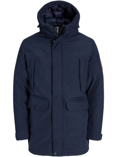 Jack & Jones Finn Softshell Parka Sky Captain - Vestes - Vestes homme grandes tailles