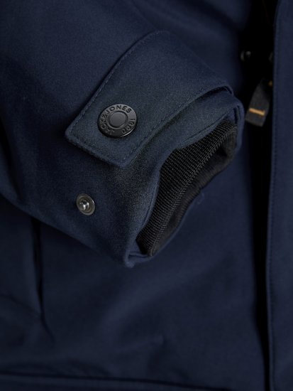 Jack & Jones Finn Softshell Parka Sky Captain - Vestes - Vestes homme grandes tailles