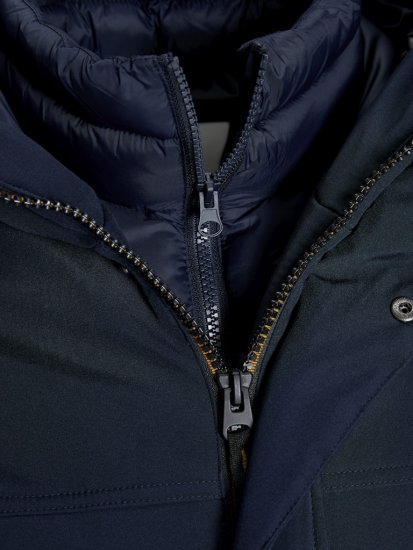 Jack & Jones Finn Softshell Parka Sky Captain - Vestes - Vestes homme grandes tailles