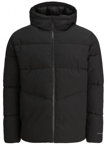 Jack & Jones Global Puffer Jacket Black - Vestes - Vestes homme grandes tailles