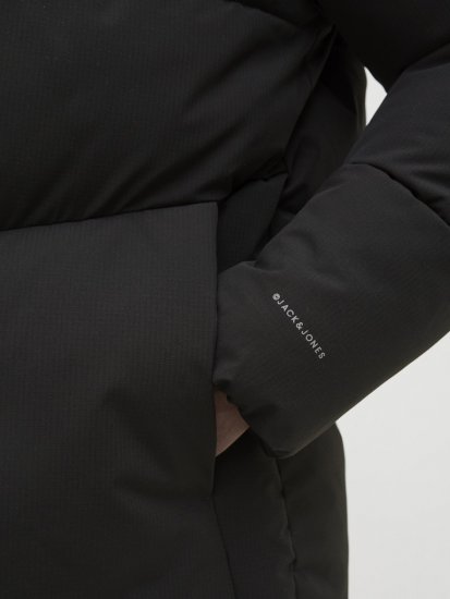 Jack & Jones Global Puffer Jacket Black - Vestes - Vestes homme grandes tailles