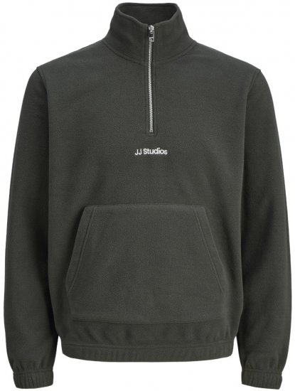 Jack & Jones Soho Half Zip Fleece Sweatshirt Rosin - Sweatshirts & hoodies - Sweatshirts/Hoodies grande taille homme