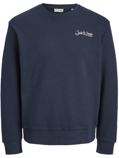 Jack & Jones Yuki Back Print Crew Neck Sweatshirt Sky Captain - Sweatshirts & hoodies - Sweatshirts/Hoodies grande taille homme