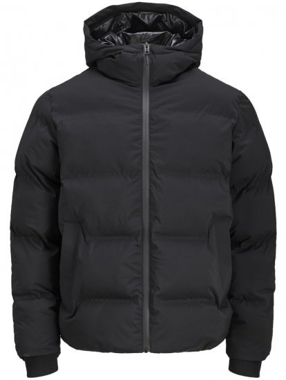 Jack & Jones Kaito Puffer Jacket Black - Vestes - Vestes homme grandes tailles