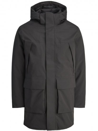Jack & Jones Moon Parka Black - Vestes - Vestes homme grandes tailles